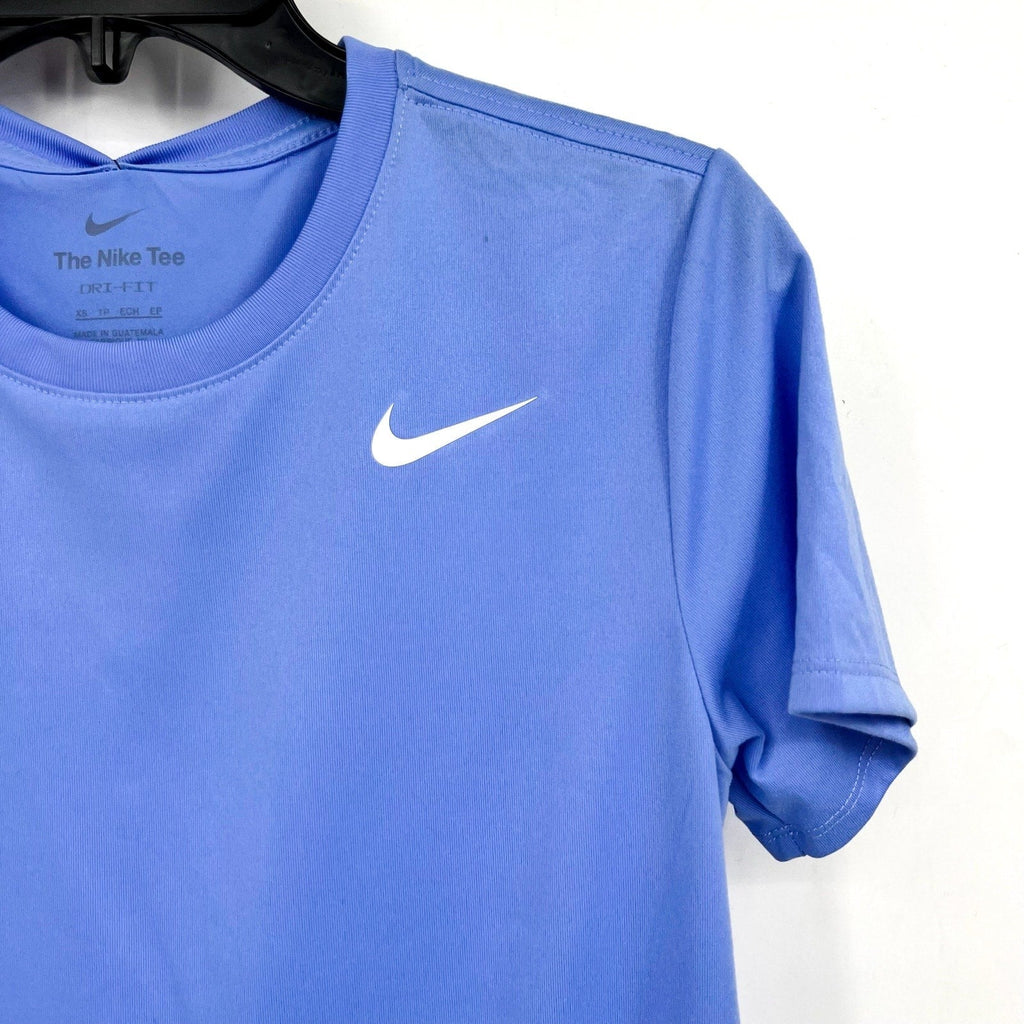 NIKE Women's Dri-FIT Legend Tee XS Blue Light Sapphire Short Sleeve NWT