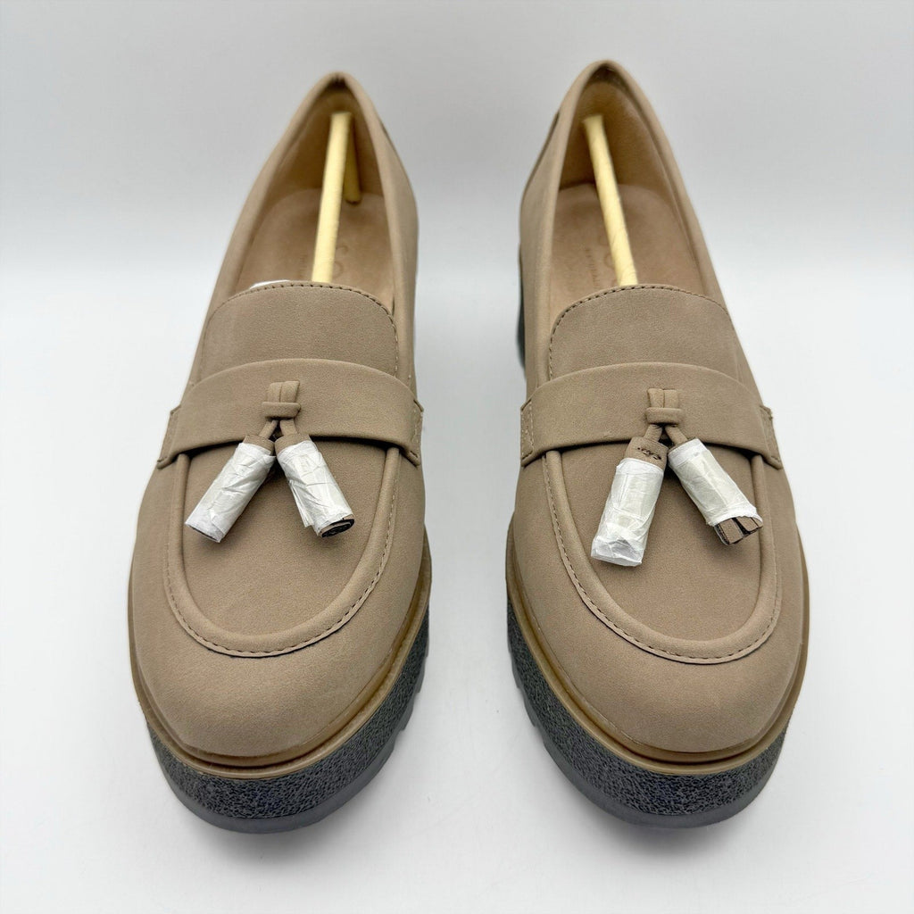 Soul Naturalizer Womens Josie Loafers Size 8M EU 38.5 Taupe Tan Slip-on NIB