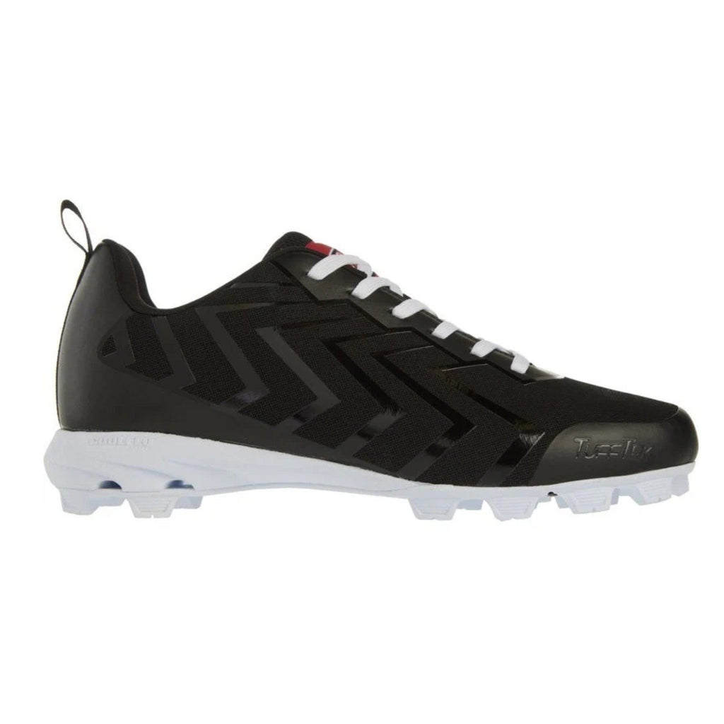 Rawling Mens Savage Low Lace Up Baseball Cleats Size 7.5 Black White NWOB