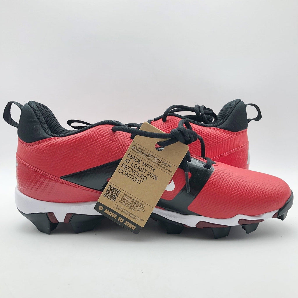 Nike Men's Alpha Menace 4 Shark Football Cleats Size 9.5 Red White NWOB