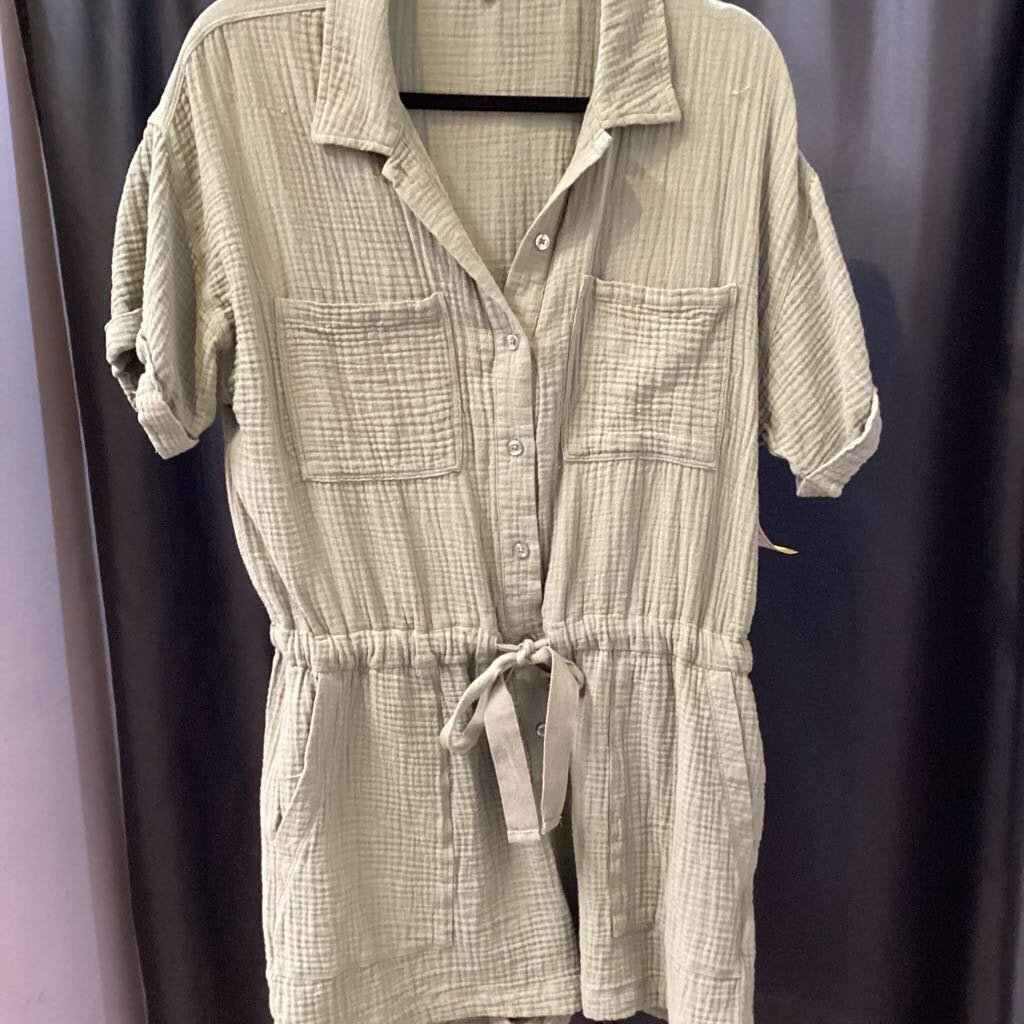 Z Supply Waffle Like Cotton ROMPERS Medium
