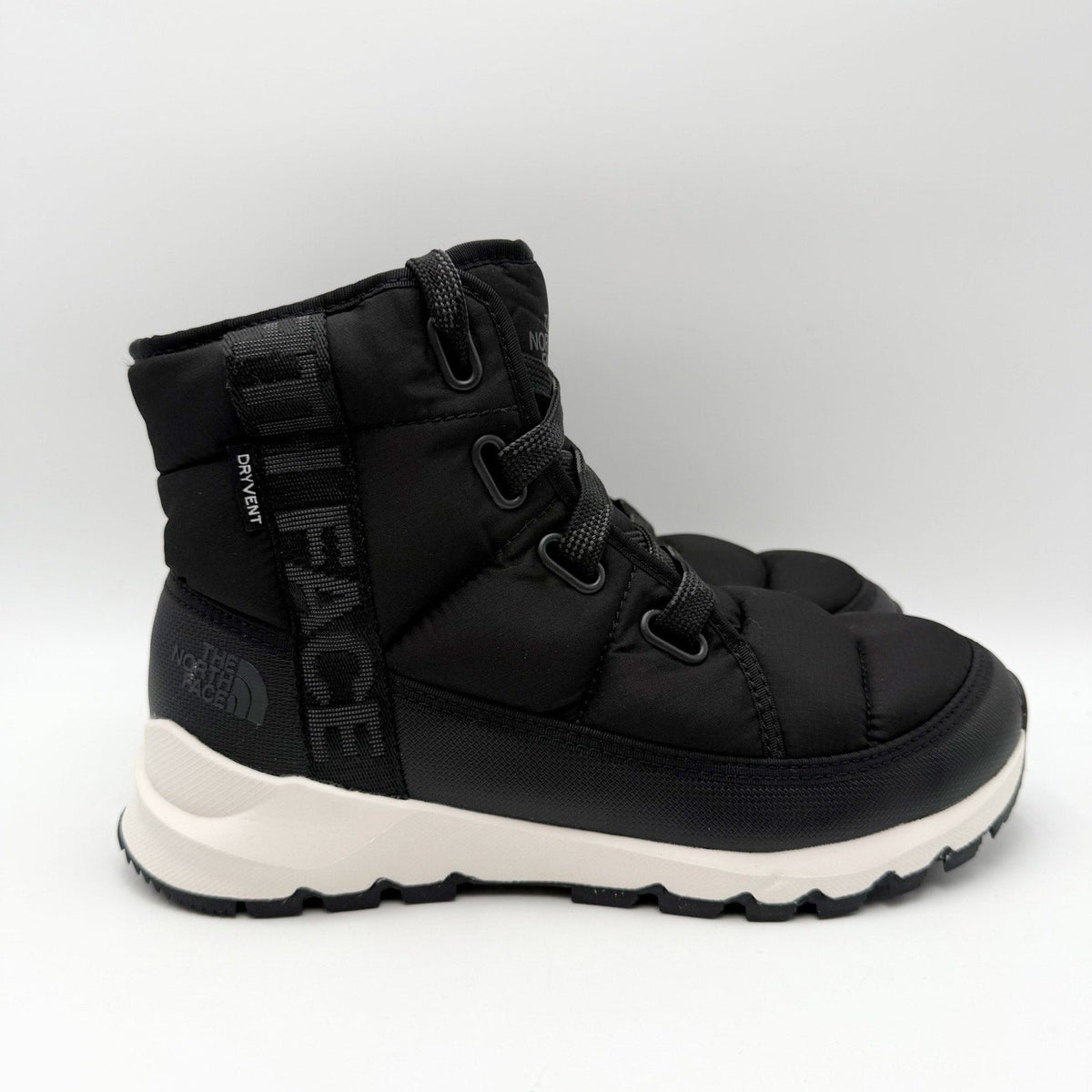 The North Face Womens Thermoball Luxe Ankle Boots Size 8 Black Waterproof NIB