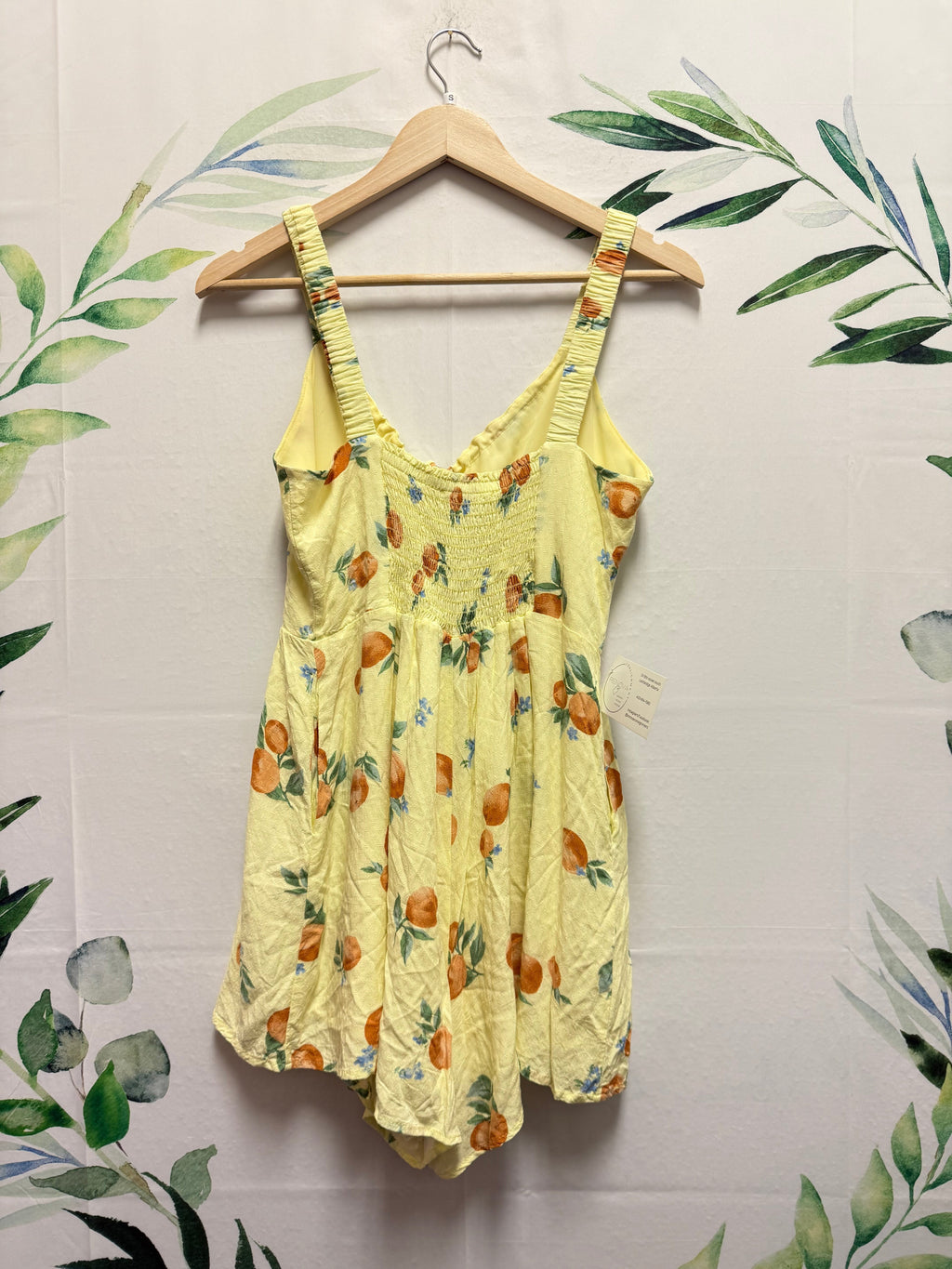 Sadie & Sage Tie Mini Romper (S)