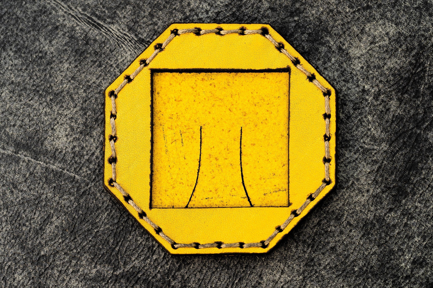 Leather Photo Frame Octagon