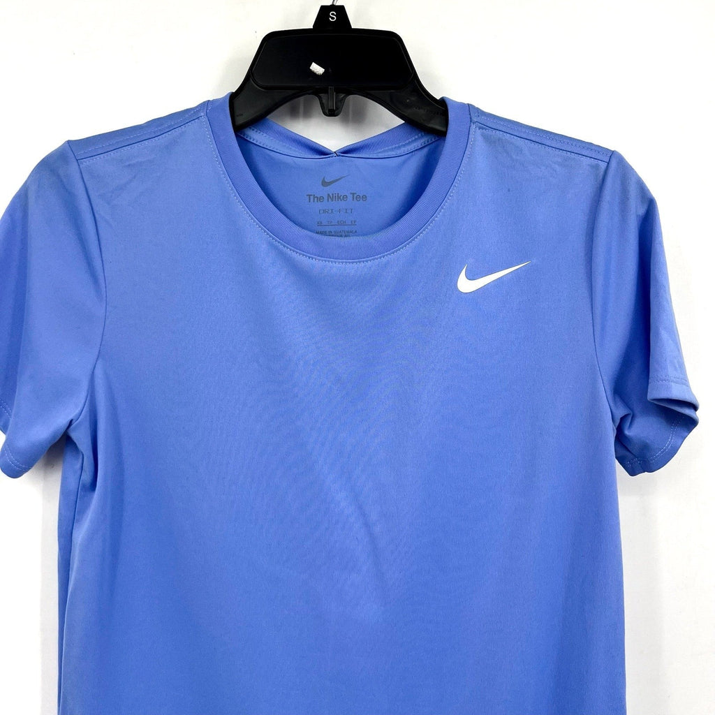 NIKE Women's Dri-FIT Legend Tee XS Blue Light Sapphire Short Sleeve NWT