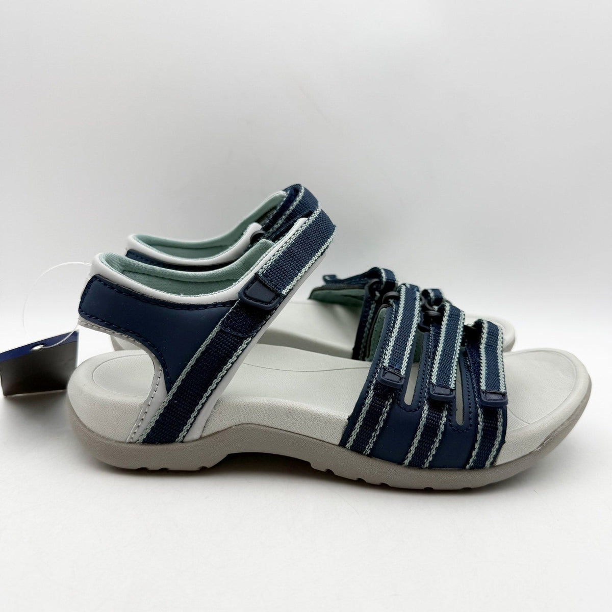Viakix Womens Napali Hiking Sandals Size 6 EU 37 Blue White Waterproof NIB