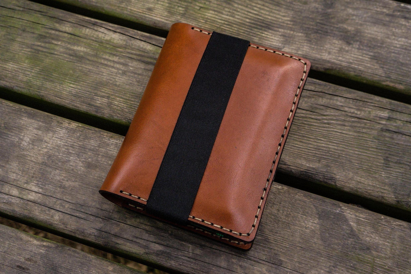 Leather Rhodia A6 Notebook Cover - Brown