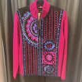 Bob Mackie NWT Suede Ribbed Art JACKETS L