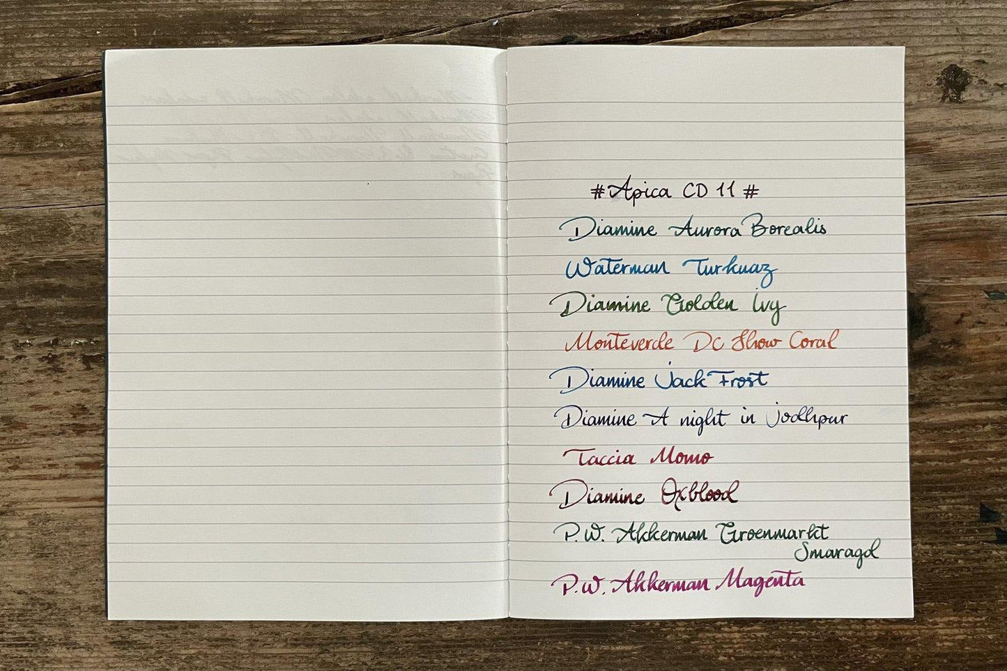 Apica CD-11 Notebook Navy - A5 - Lined - 56 Pages