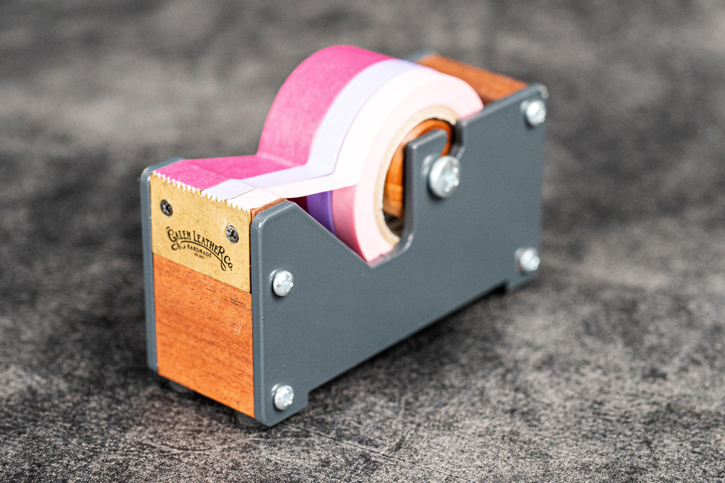 Wooden Multi Washi Tape Dispenser - Mahogany - Small
