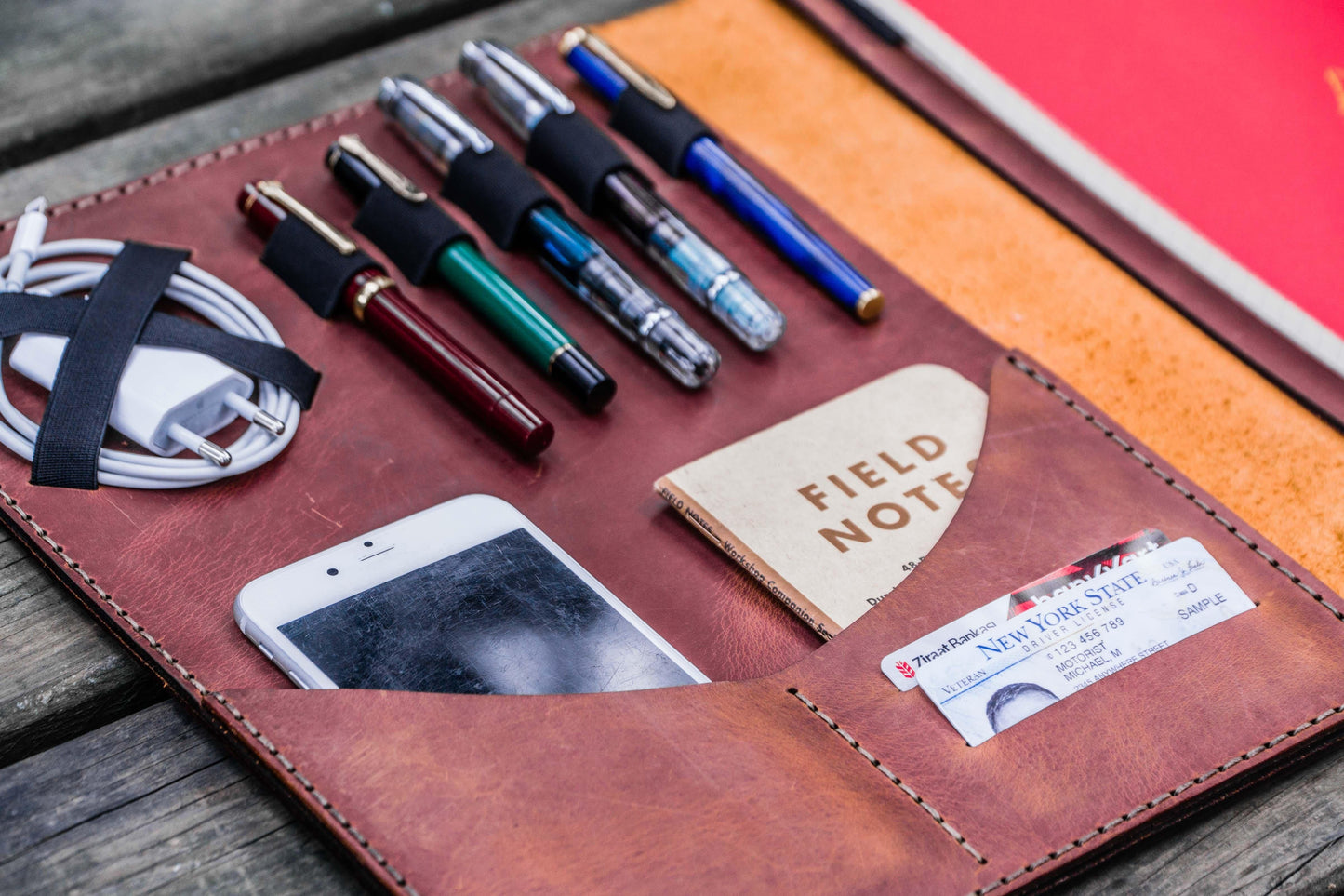 Leuchtturm1917 A4 - A4+ Leather Cover Portfolio - Crazy Horse Tan