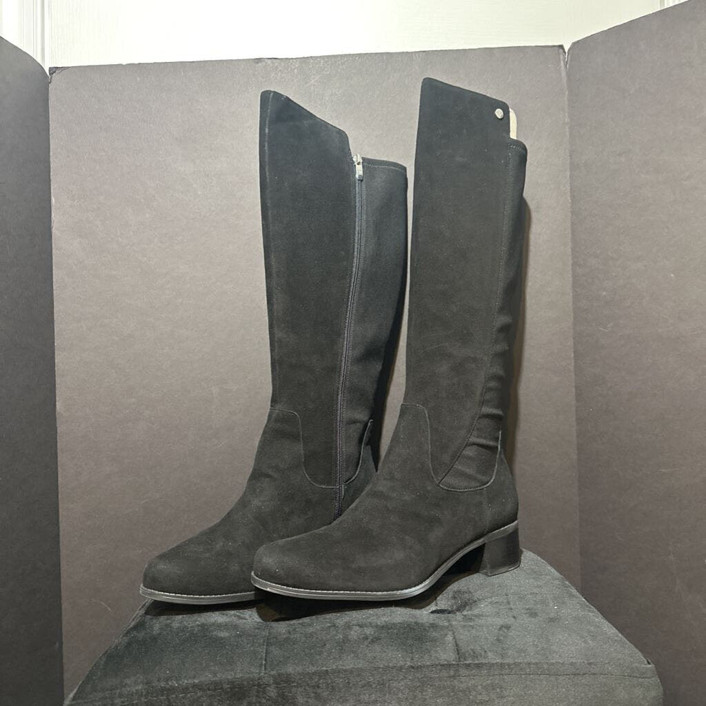 Marc Fisher NEW Tall Suede Stretch BOOTS 11