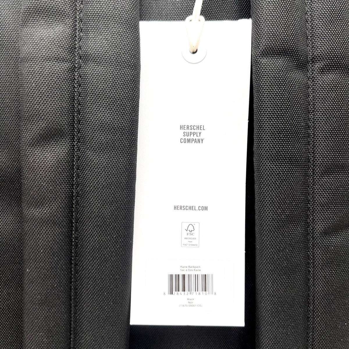 HERSCHEL SUPPLY CO. Kaine Backpack 28L Black School Work Office NWT