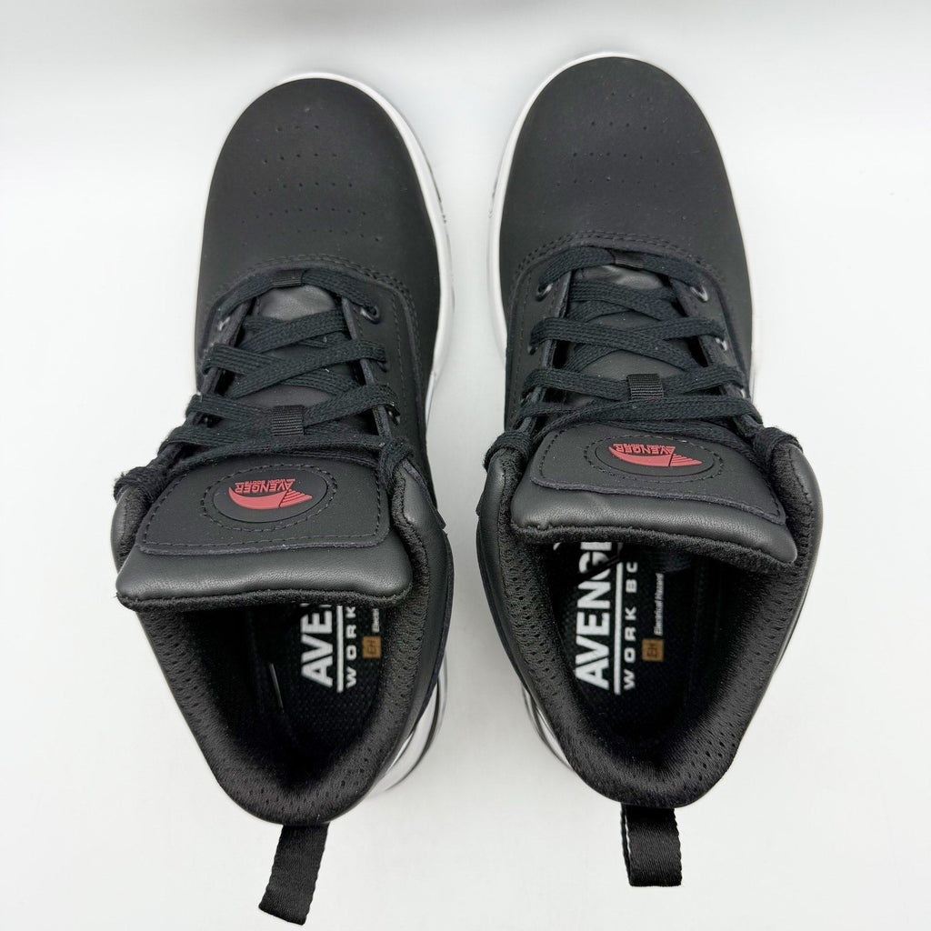 Avenger Mens Reaction SR CT Work Sneakers Size 8 D EU 41.5 Black White NIB