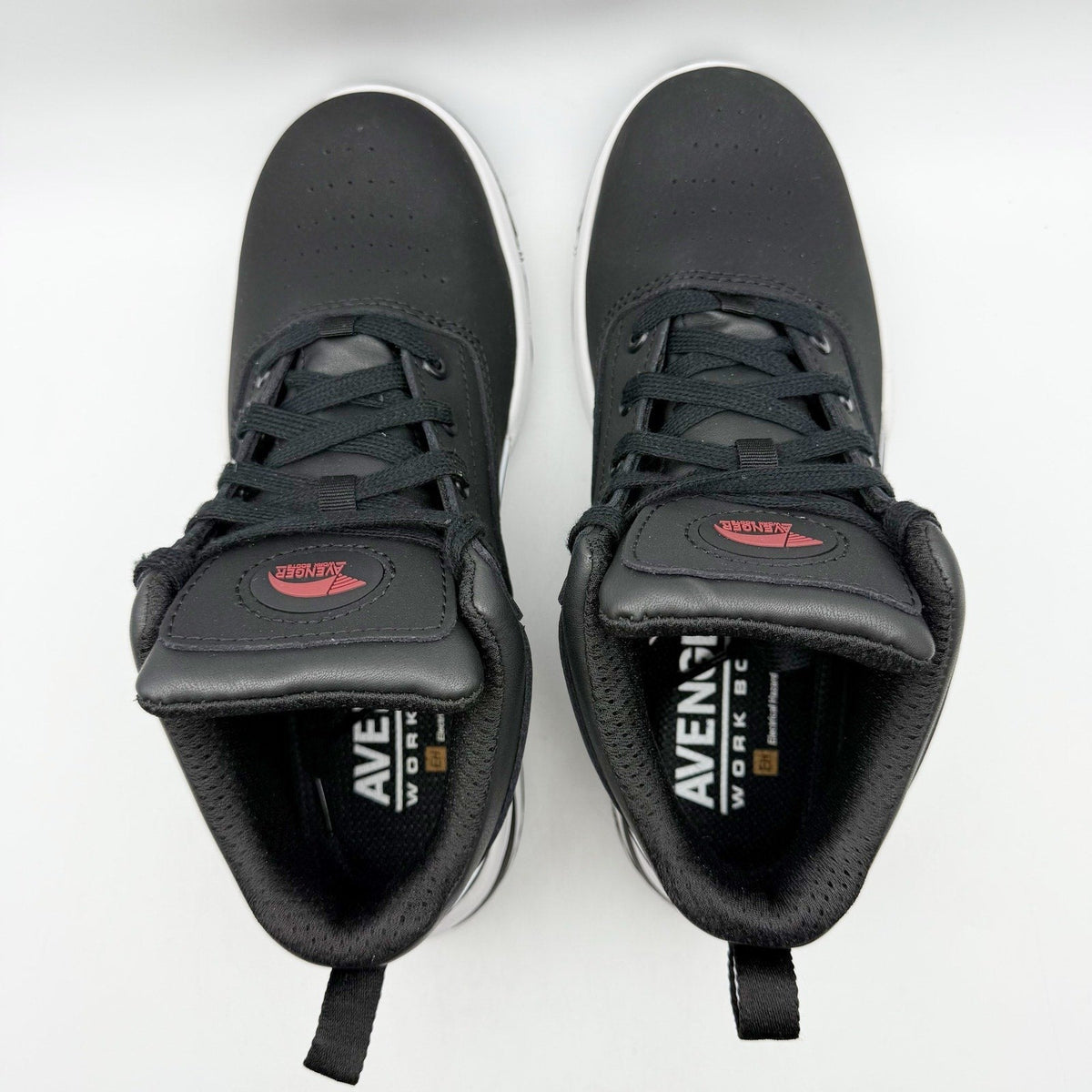Avenger Mens Reaction SR CT Work Sneakers Size 8 D EU 41.5 Black White NIB