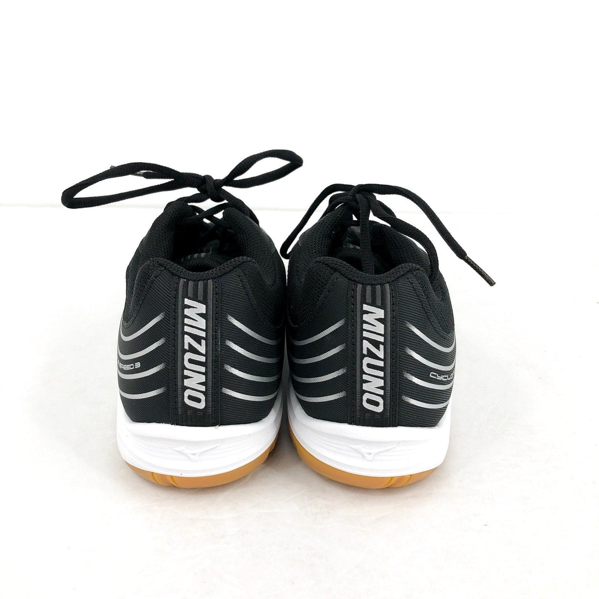 MIZUNO Womens Cyclone Speed 3 Volleyball Shoes Size 6.5 Black Silver NWOB