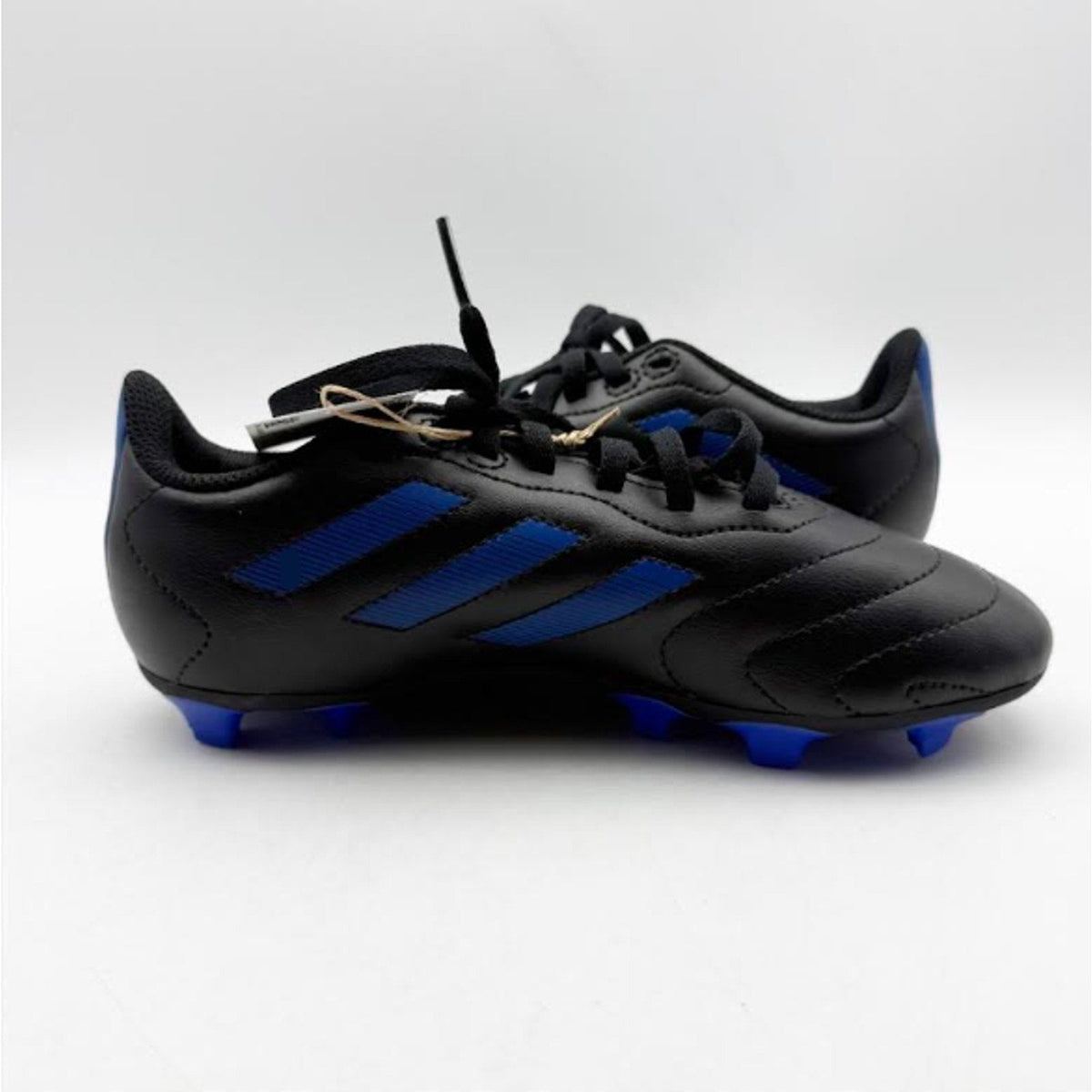 Adidas Youth Goletto VIII Firm Ground Soccer Cleats Size 3.5 Black Blue NWOB
