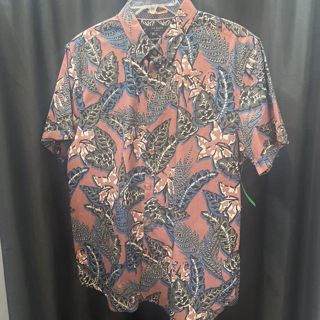 Ted Baker SS Multi Leaves MENS SHIRTS 5