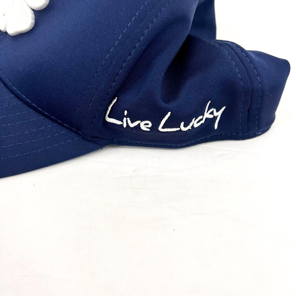 BLACK CLOVER Men's Premium Clover 126 Hat Large/XL Navy Blue White NWOT