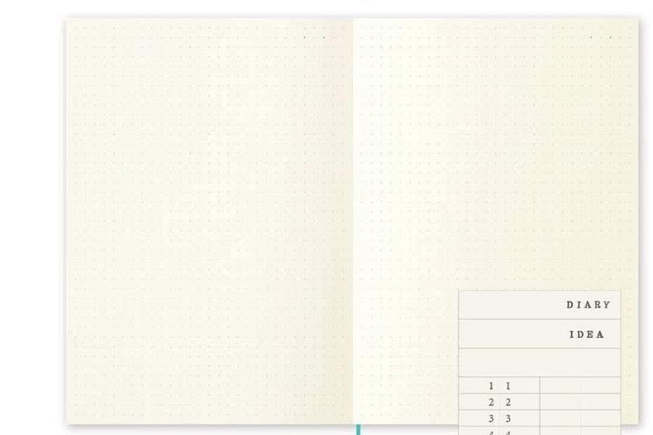 Midori MD Notebook Journal - A5 - Dot Grid - 192 Pages