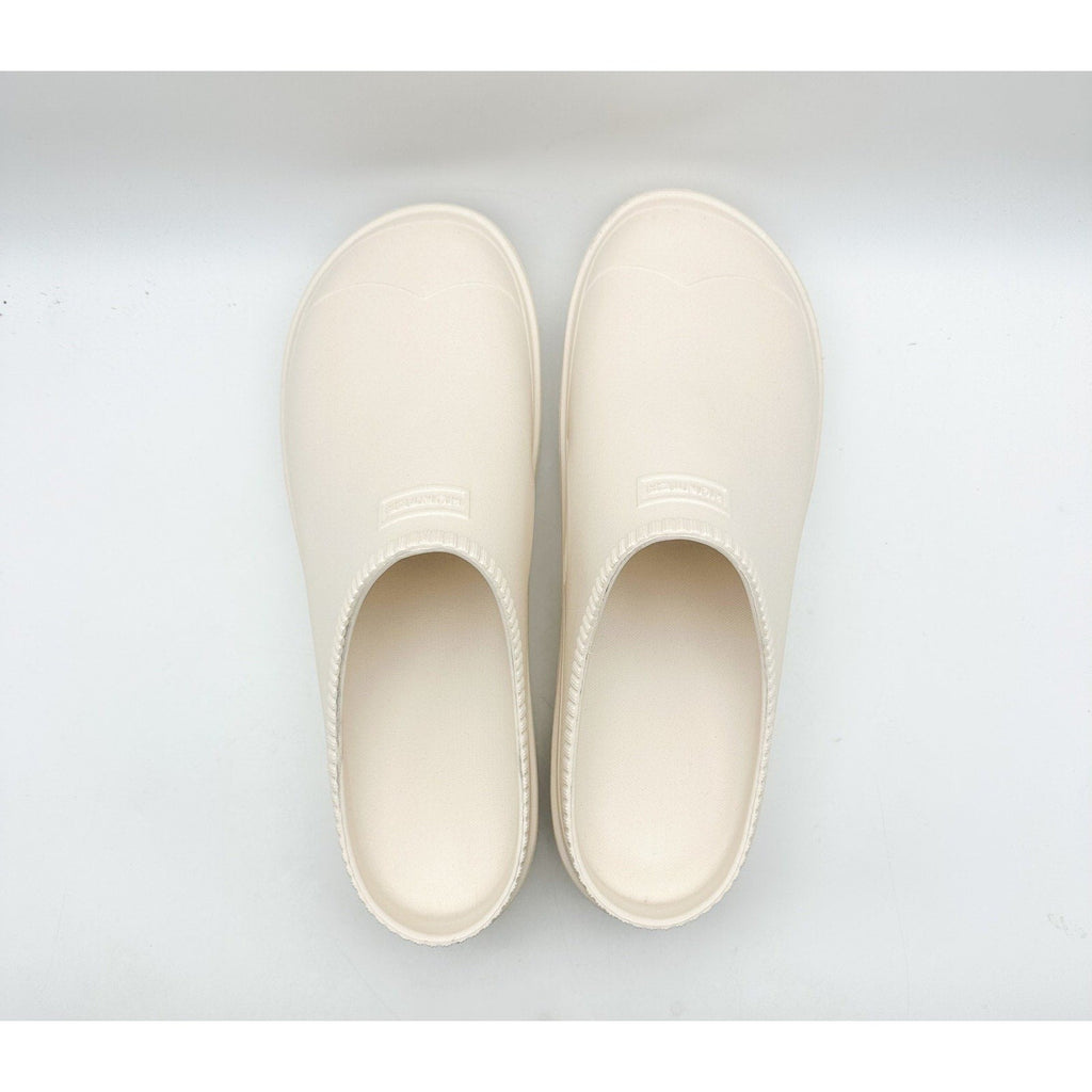 HUNTER Mens In/Out Bloom Clog Size 13 UK 12 White Willow Cream NWOB