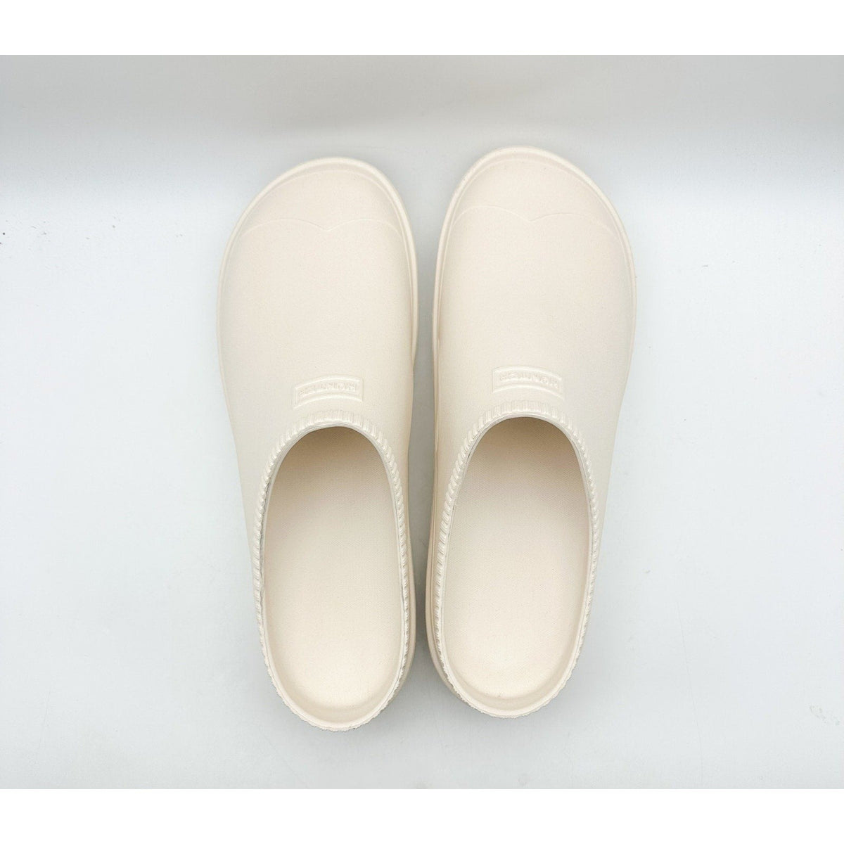 HUNTER Mens In/Out Bloom Clog Size 13 UK 12 White Willow Cream NWOB