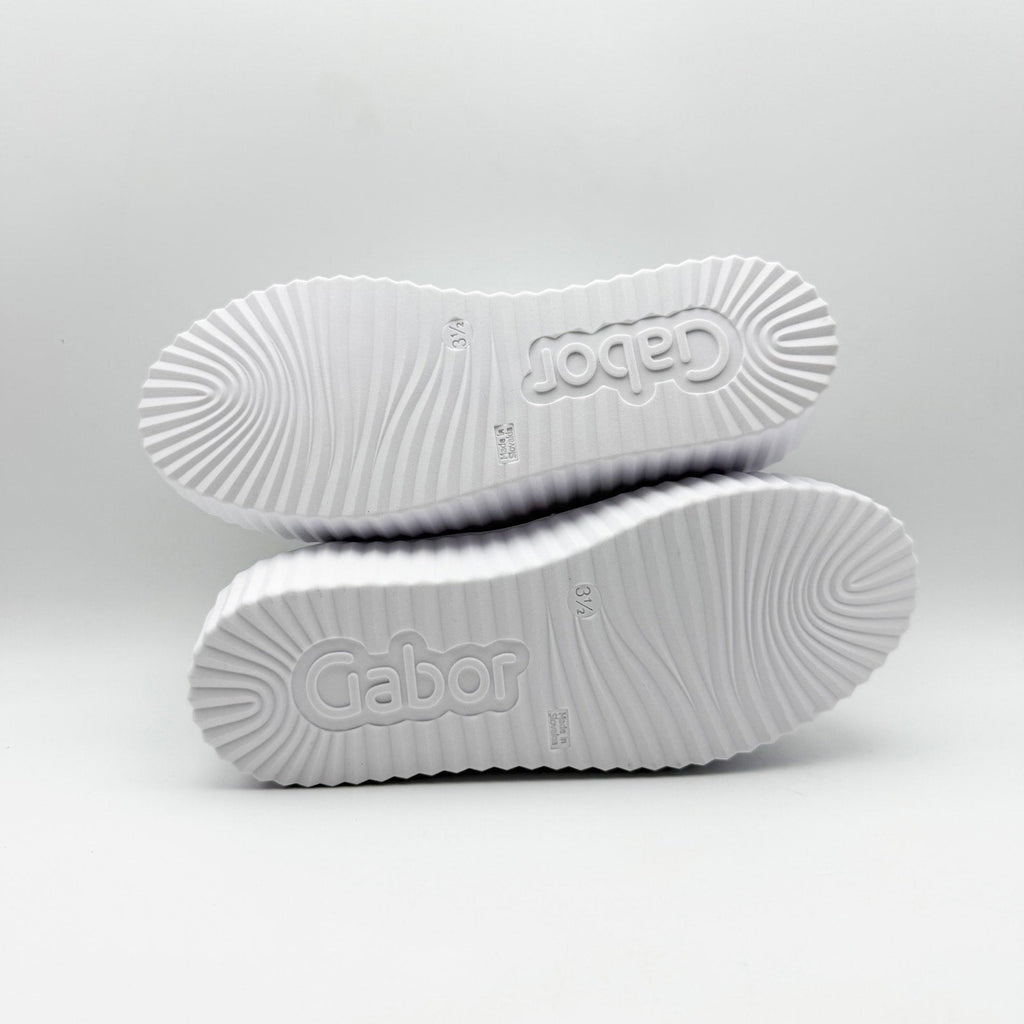 Gabor Womens Gabor 23.203 Casul Sneakers US Size 6 UK 3.5 White Leather NIB