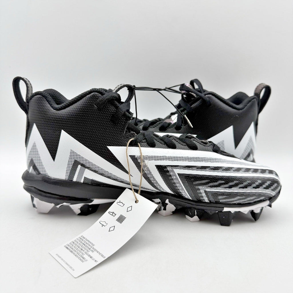Adidas Kids Freak Spark MD 23 Football Cleats Size 3.5 Youth Black White NWOB