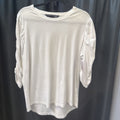 Veronica Beard 3/4 Ruched Slv TOPS XL