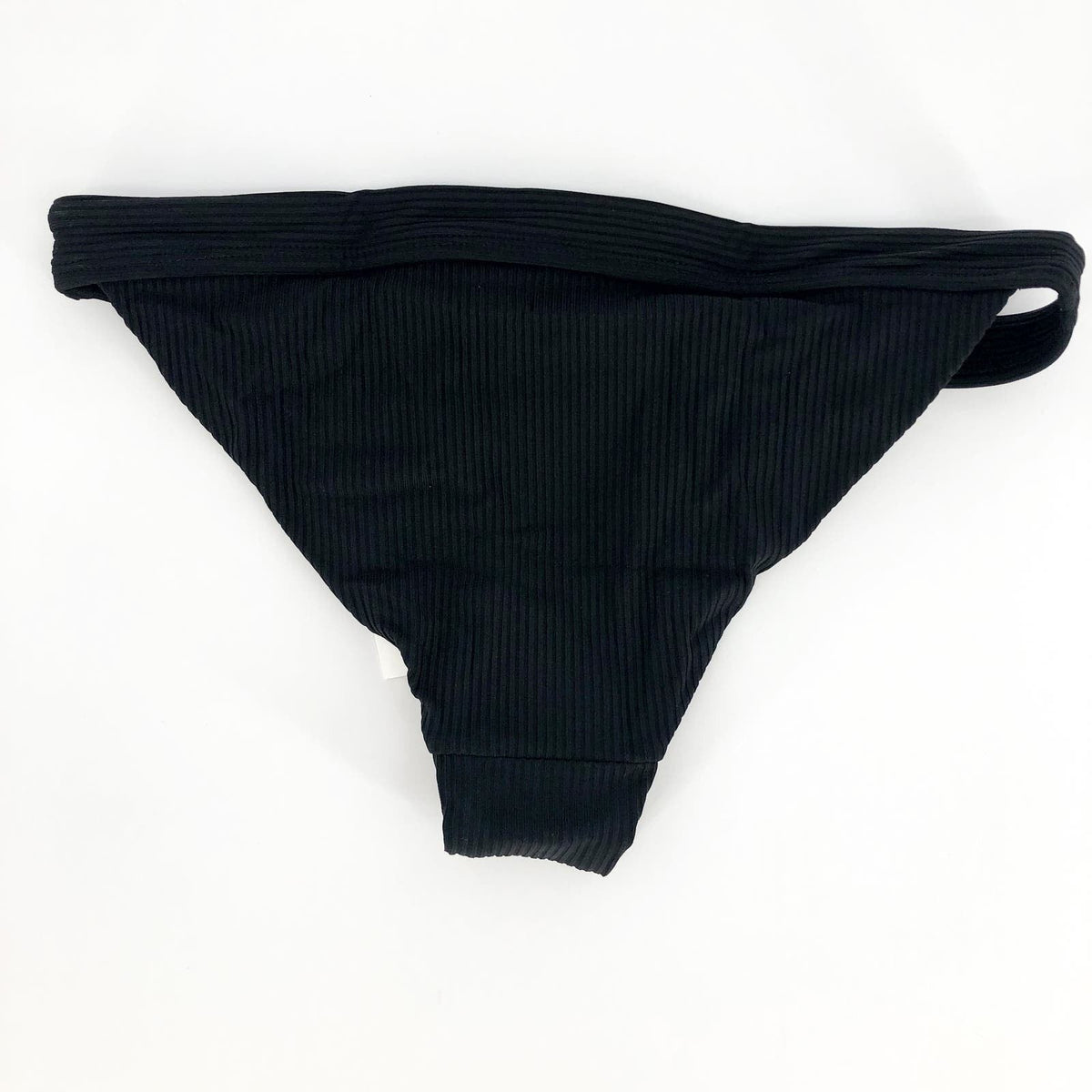 ANDIE SWIM Women's The Banded Cheeky Bikini Bottom Size XXL Black Ribbed