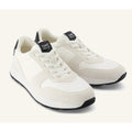 Toms Mens TRVL LITE Retro Runner Sneakers Size 12 White Suede Twill Casual NIB