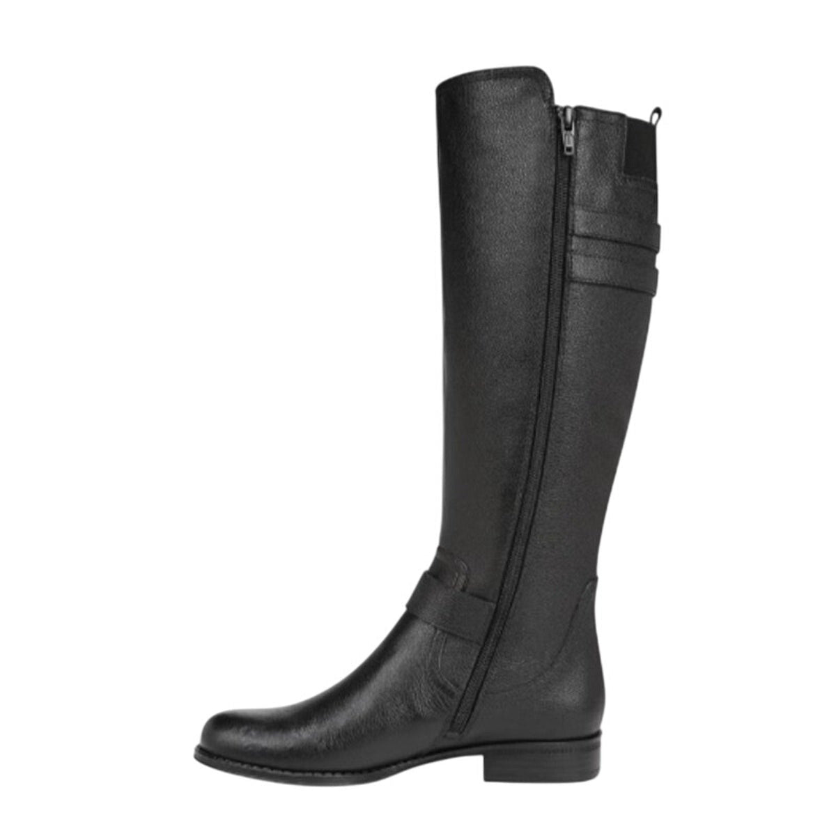 Naturalizer Womens Jessie Knee High Boots Size 8.5 WIDE Black Leather NWOB
