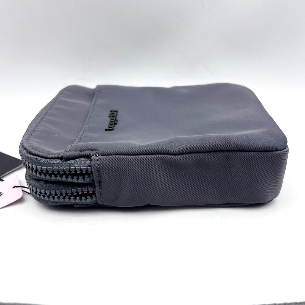 BAGGALLINI Womens Modern Everywhere Take Two RFID Twill Crossbody Bag Grey NWT
