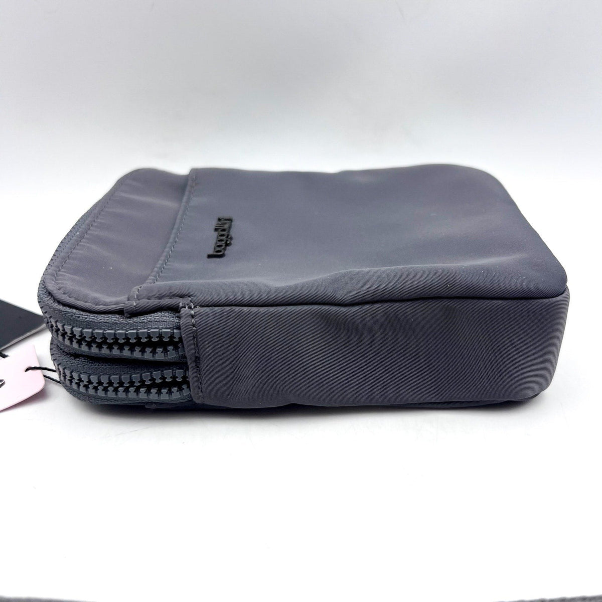 BAGGALLINI Womens Modern Everywhere Take Two RFID Twill Crossbody Bag Grey NWT
