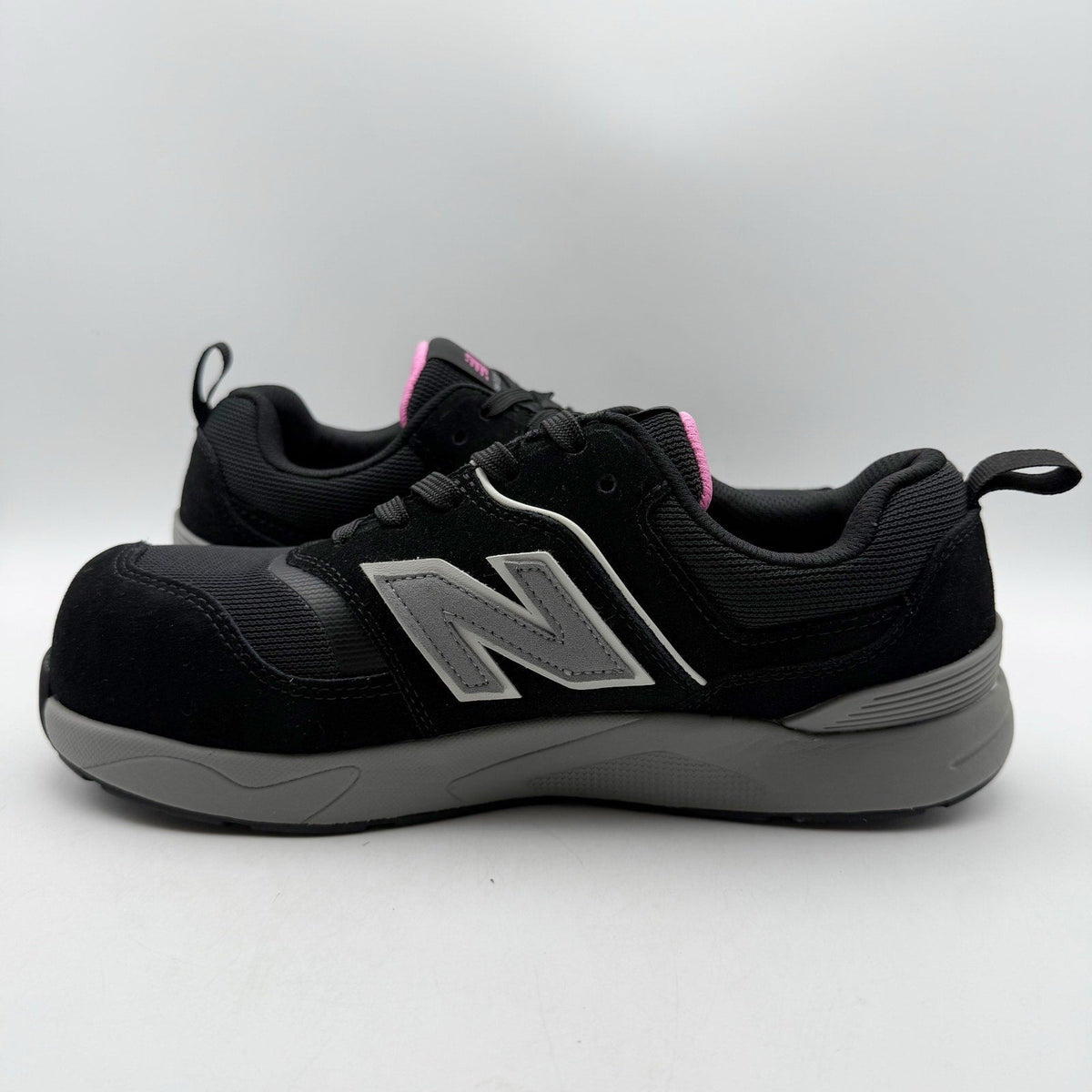 New Balance Womens Elite Lite Work Sneakers US 7 EU 38 Black Pink CT SR NIB