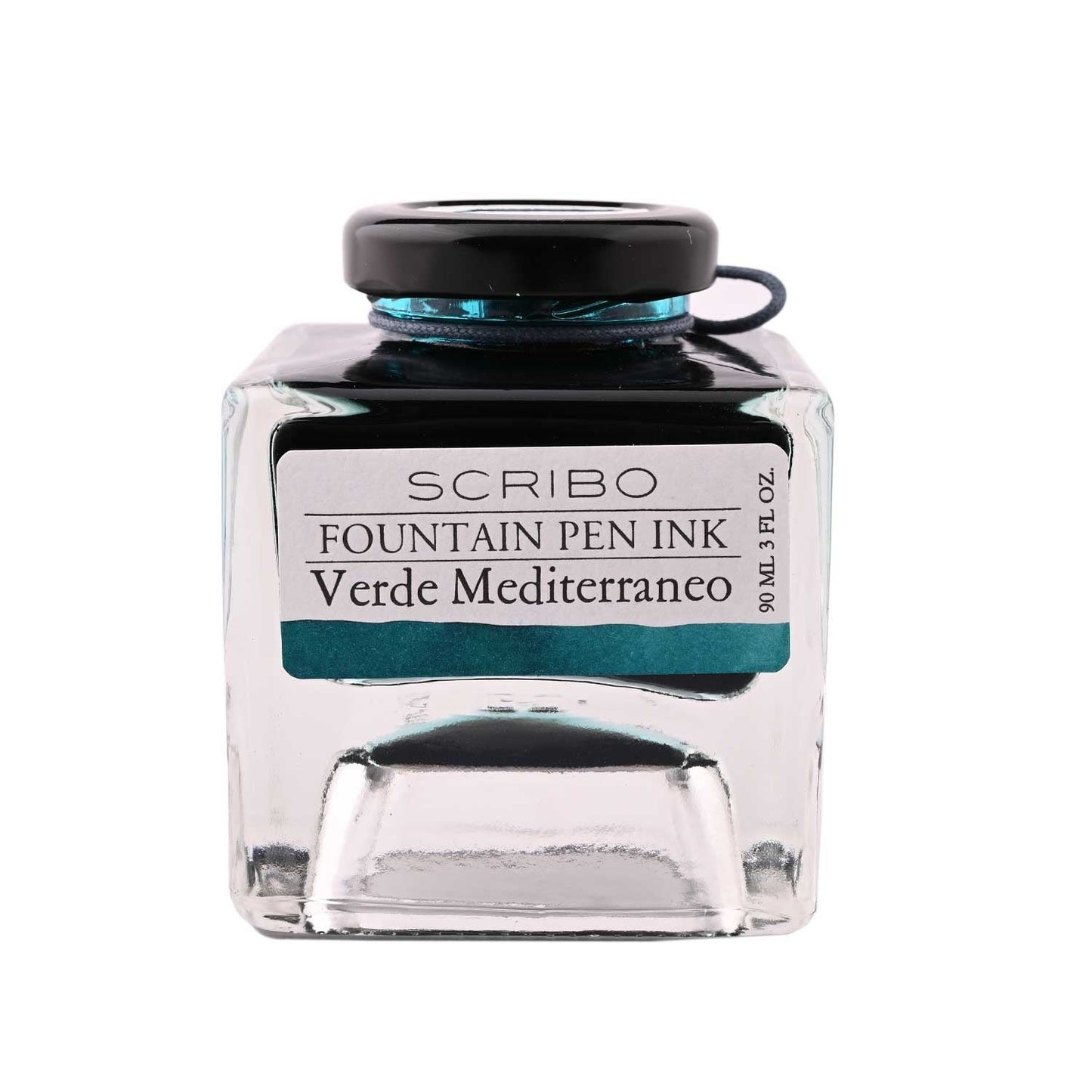 Scribo Verde Mediterraneo Ink Bottle- Turquoise - 90ml