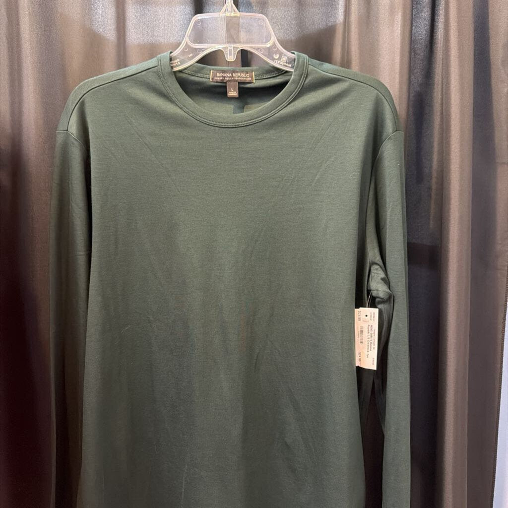 Banana Republic L/S Crewneck Tee MENS SHIRTS Large