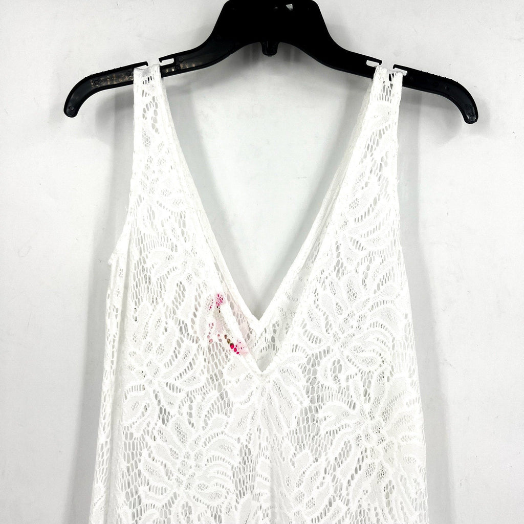 LILLY PULITZER Womens Finnley Lace Cover-up Swim Dress XXS White NWOT