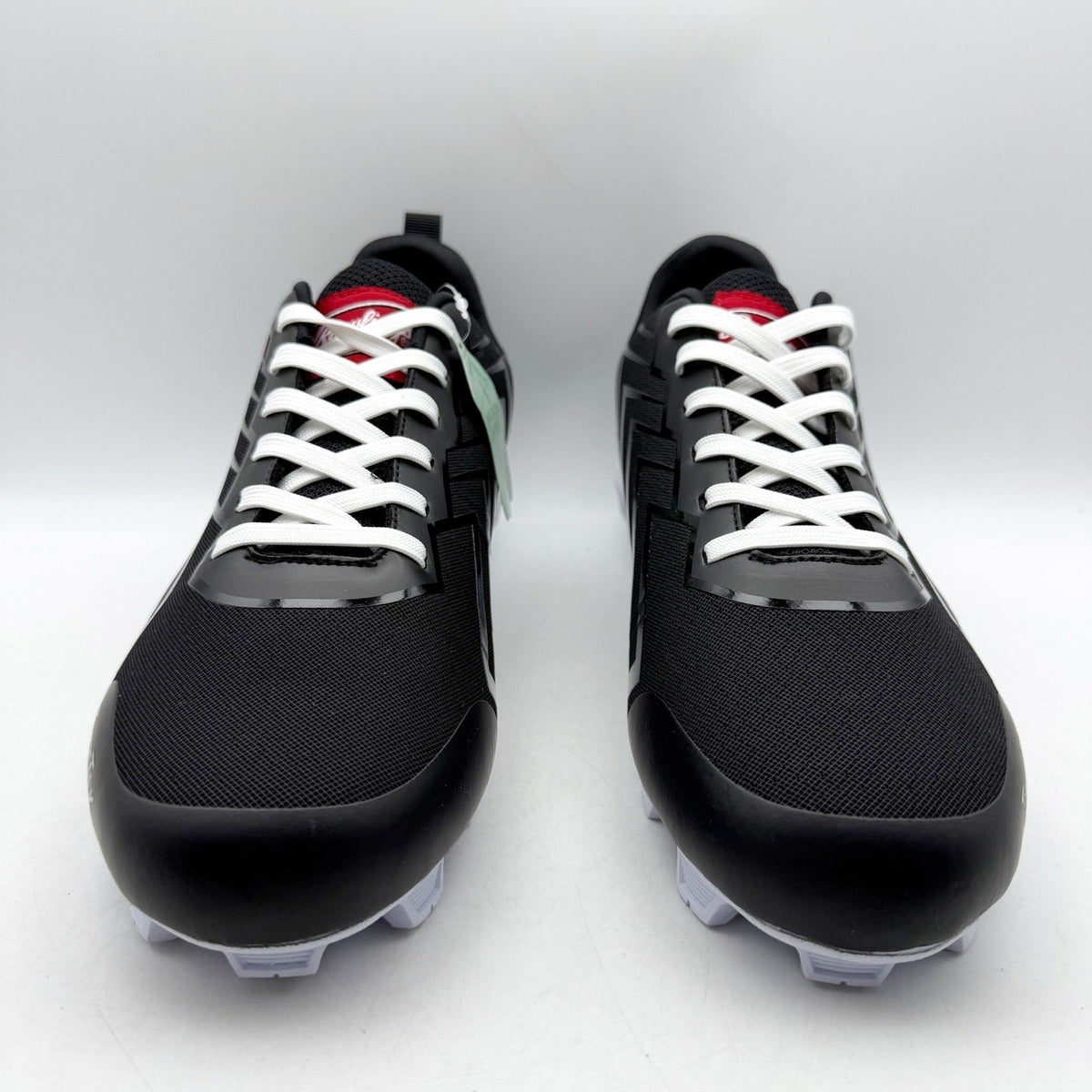 Rawlings Mens Savage Low Baseball Cleats Size 12 EU 46 Black White Athletic NWOB