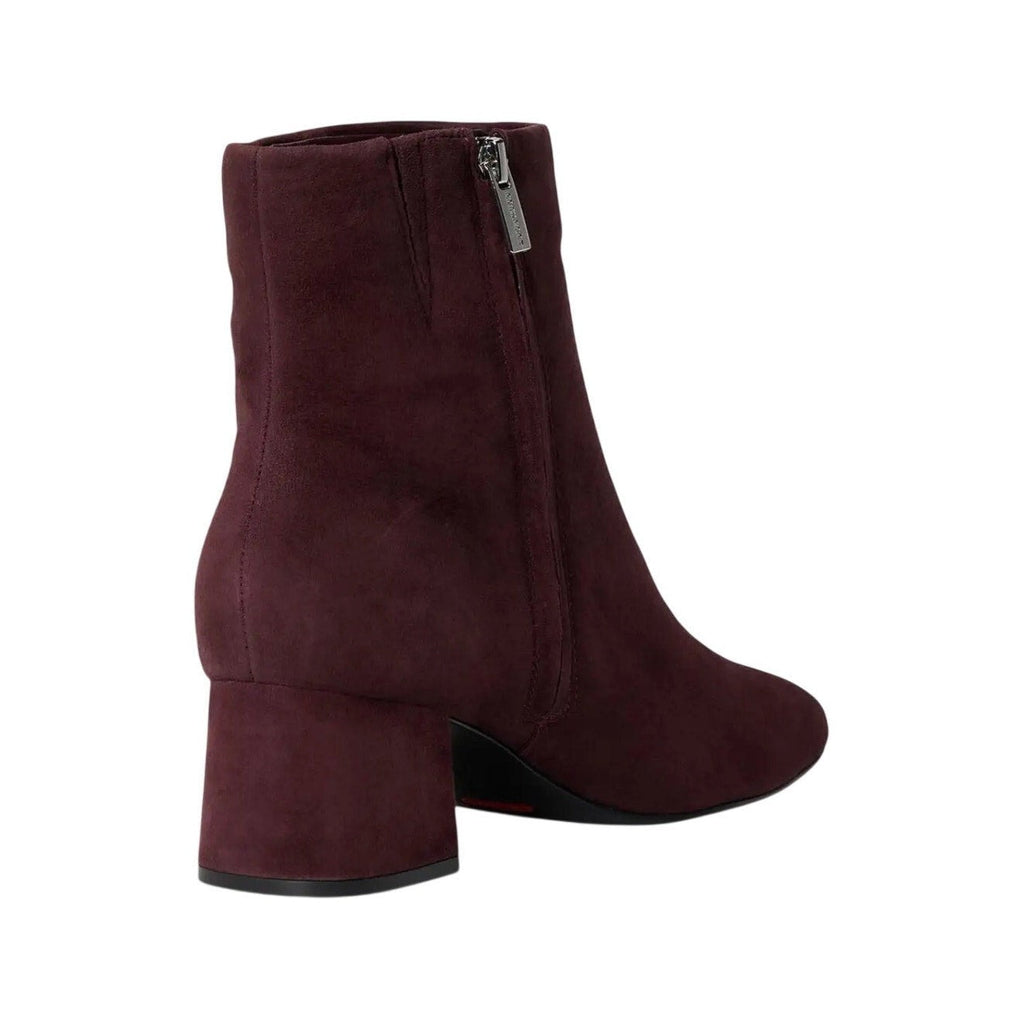 Rockport Womens Oaklei Ankle Boots Size 8.5 M Wine Red Suede NIB