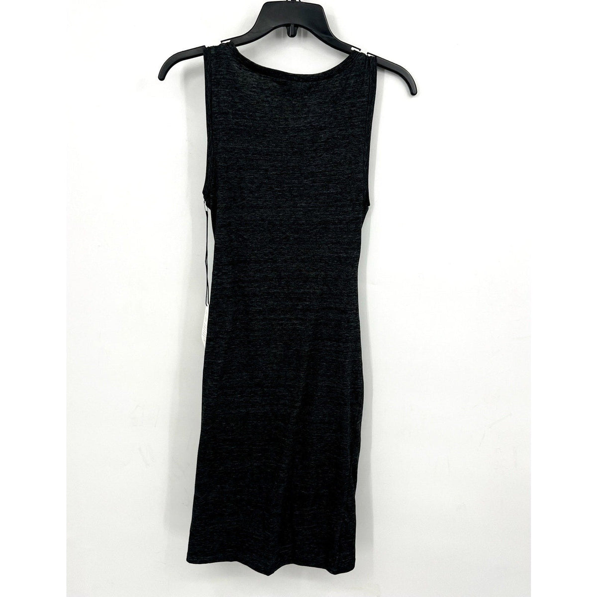 TREASURE & BOND Ruched Sleeveless Jersey Tank Dress XS Charcoal Gray NWT