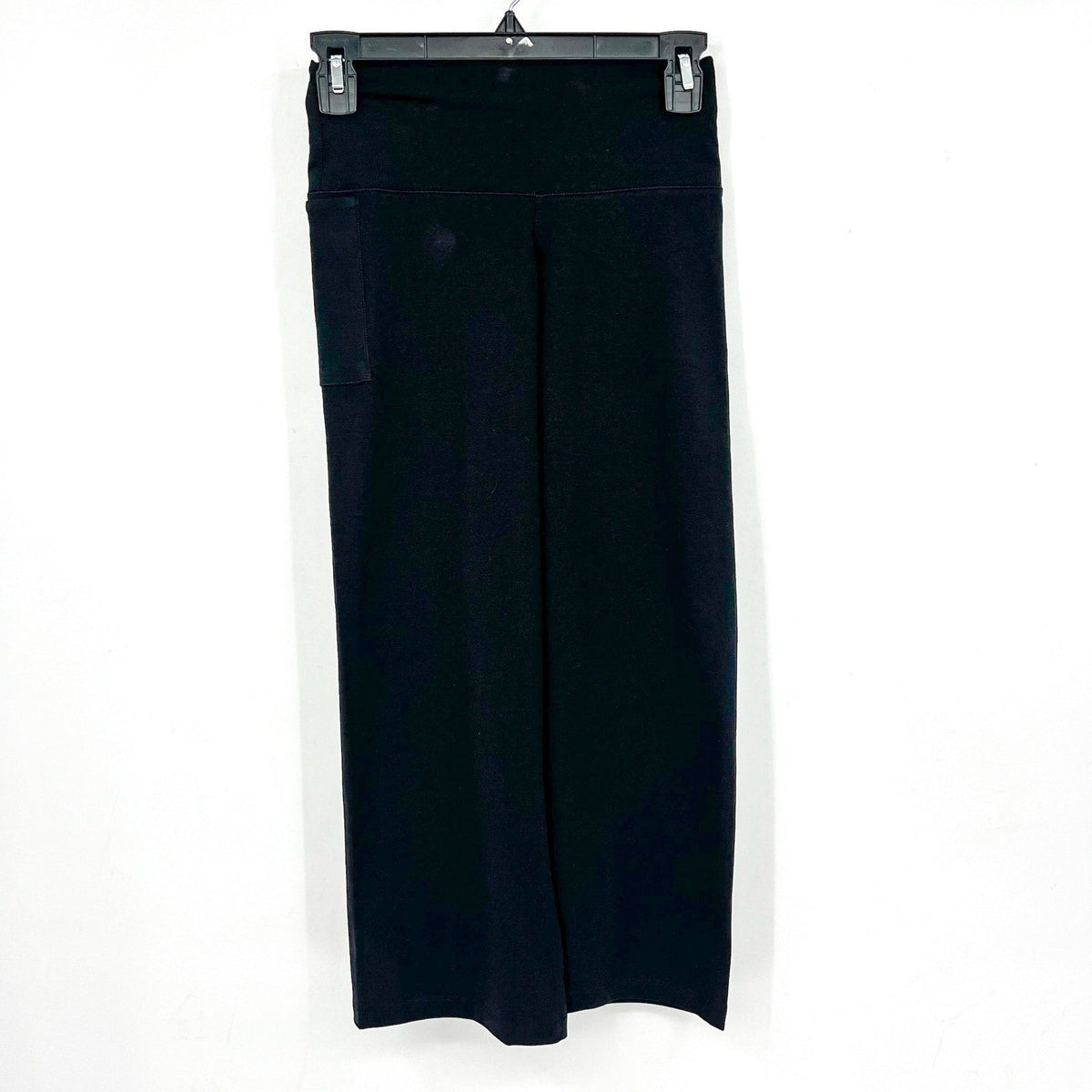 TASC Women's ALLways Crop Yoga Pants Small Black Stretch Elastic Waist NWT