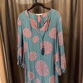 Trina Turk Silk 2Pc Floral Maxi DRESSES L