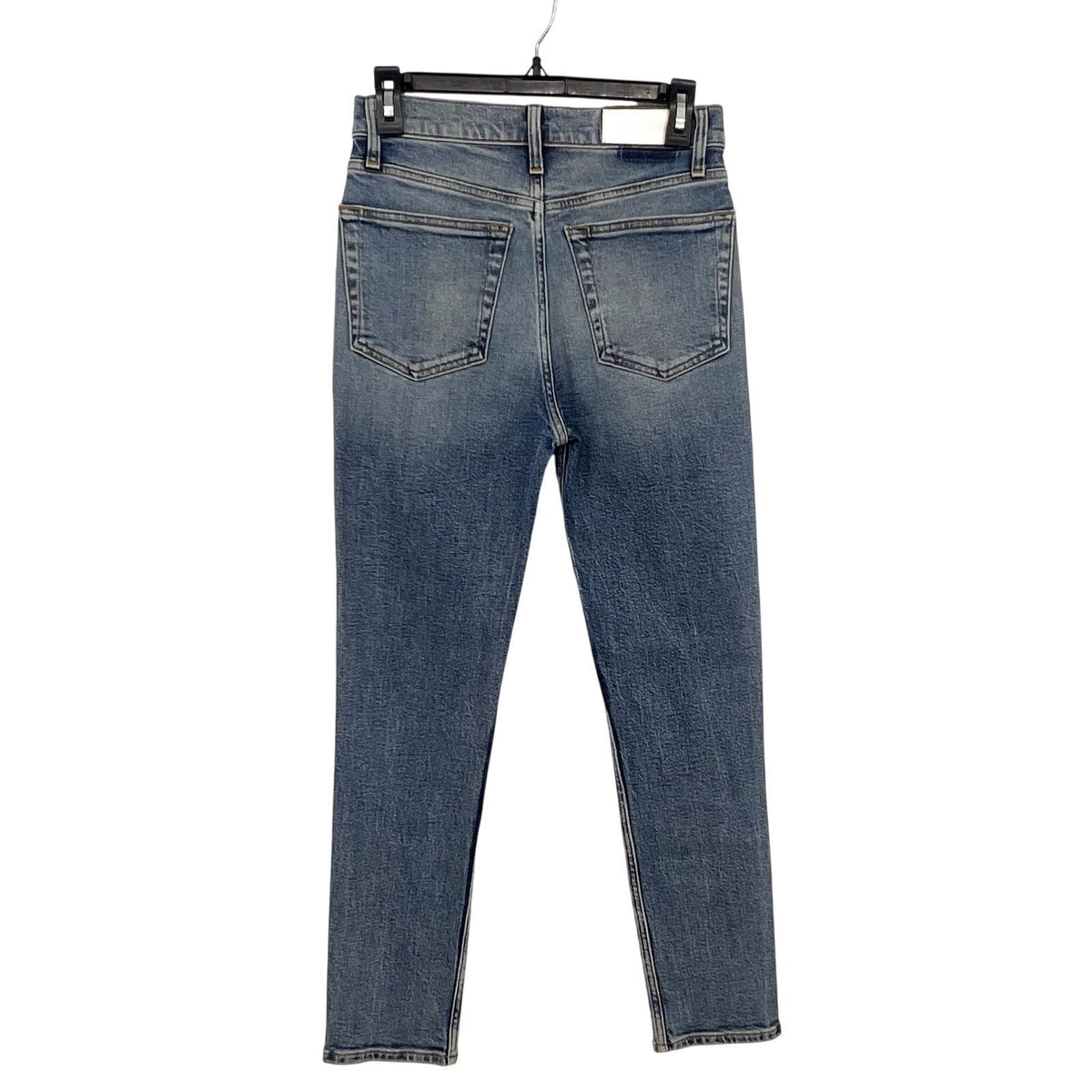 RE/DONE Women's Mid 80s Slim Straight Leg Jeans 26x27 US 2 Blue High Waist NWT