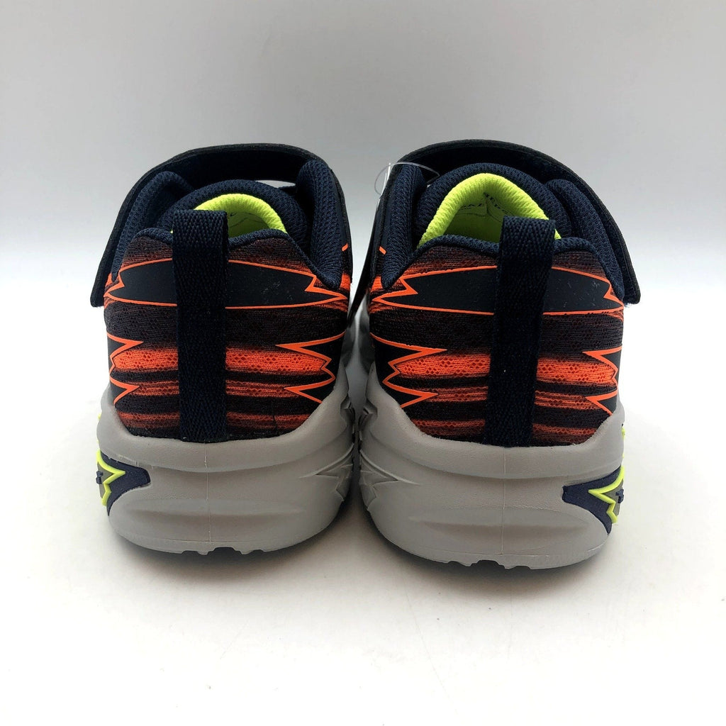 SKECHERS Boys Light Storm 2.0 Sneakers Bolt Brights Size 11 Orange Green NIB