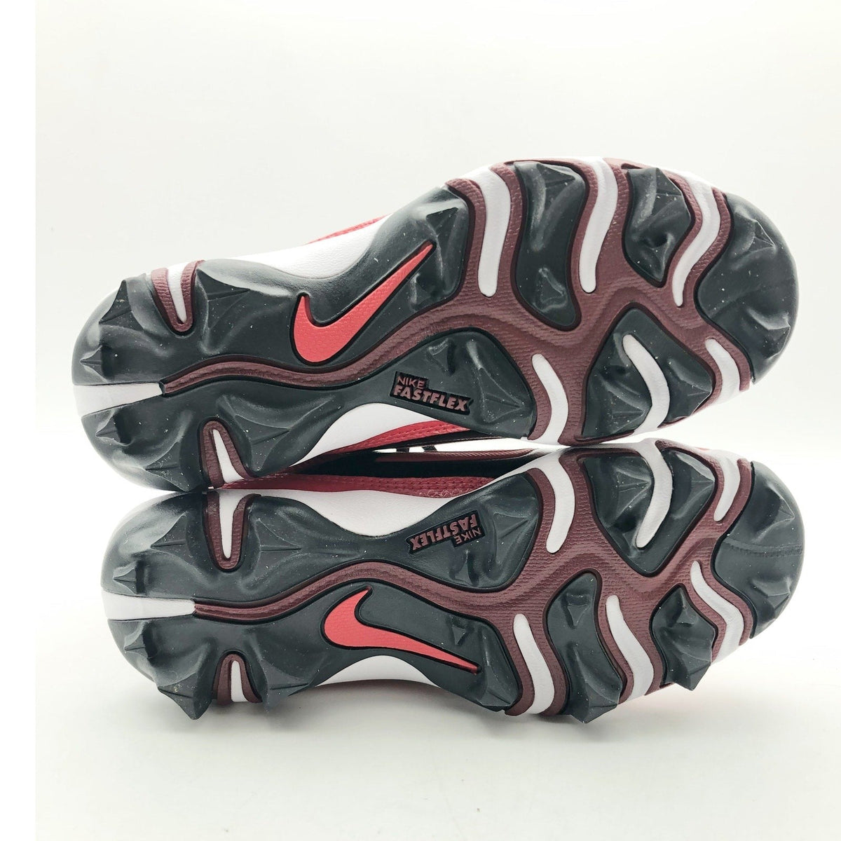 Nike Boys' Alpha Menace 4 Shark Football Cleats Size 10 Red White NWOB