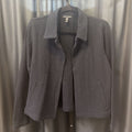 Eileen Fisher Cotton Open Collared JACKETS XS