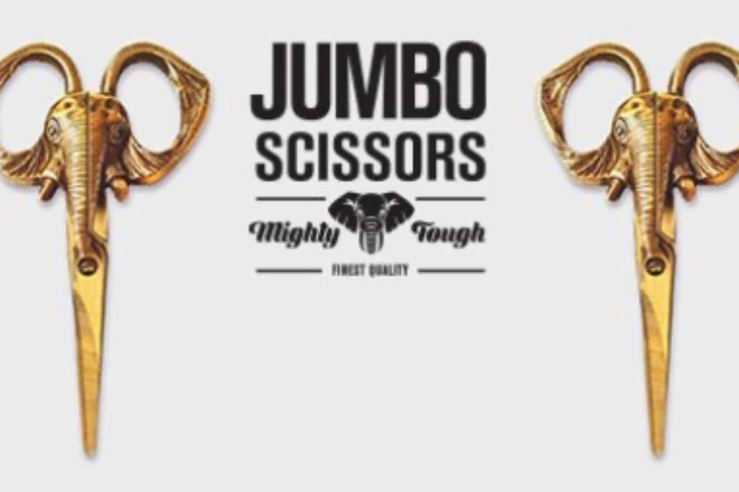 Elephant Scissors - Brass