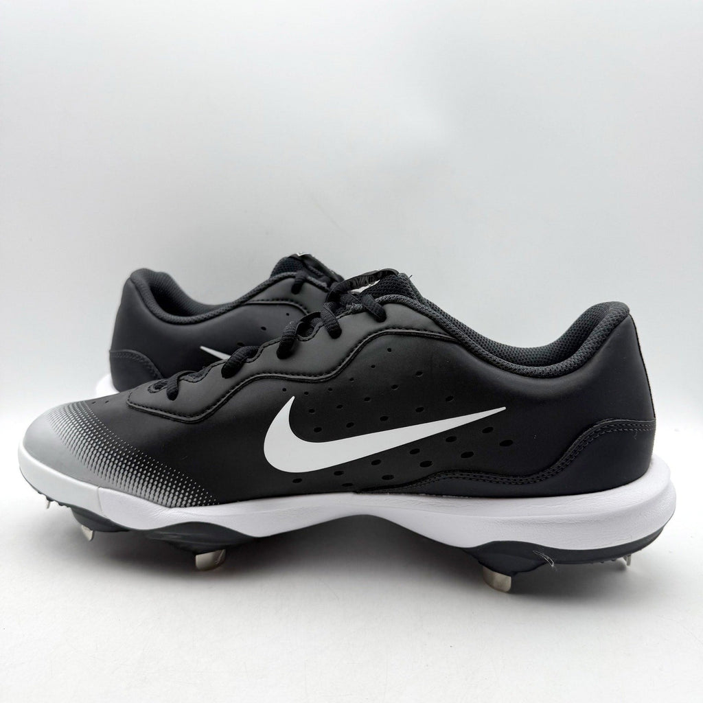 Nike Mens Alpha Huarache Varsity 4 Low Baseball Cleats Size 14 Black Grey NWOB
