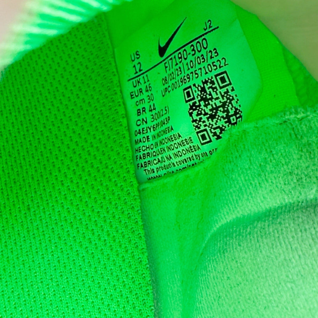 Nike Mens Zoom Superfly 9 Academy MDS Soccer Cleats Size 12 Green FJ7190 NWT